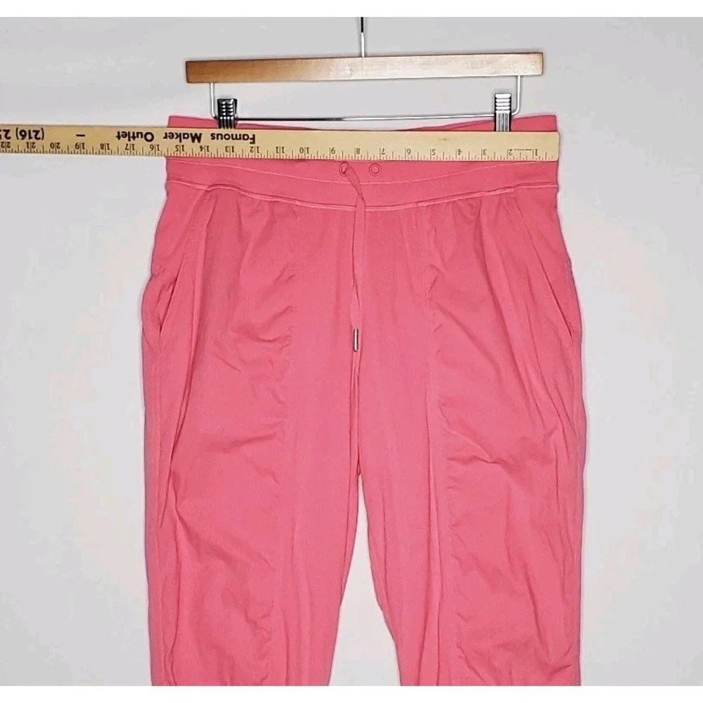 Lululemon Dance Studio Pants 8 Sakura Pink Lined Athleisure Jogger *Flaw